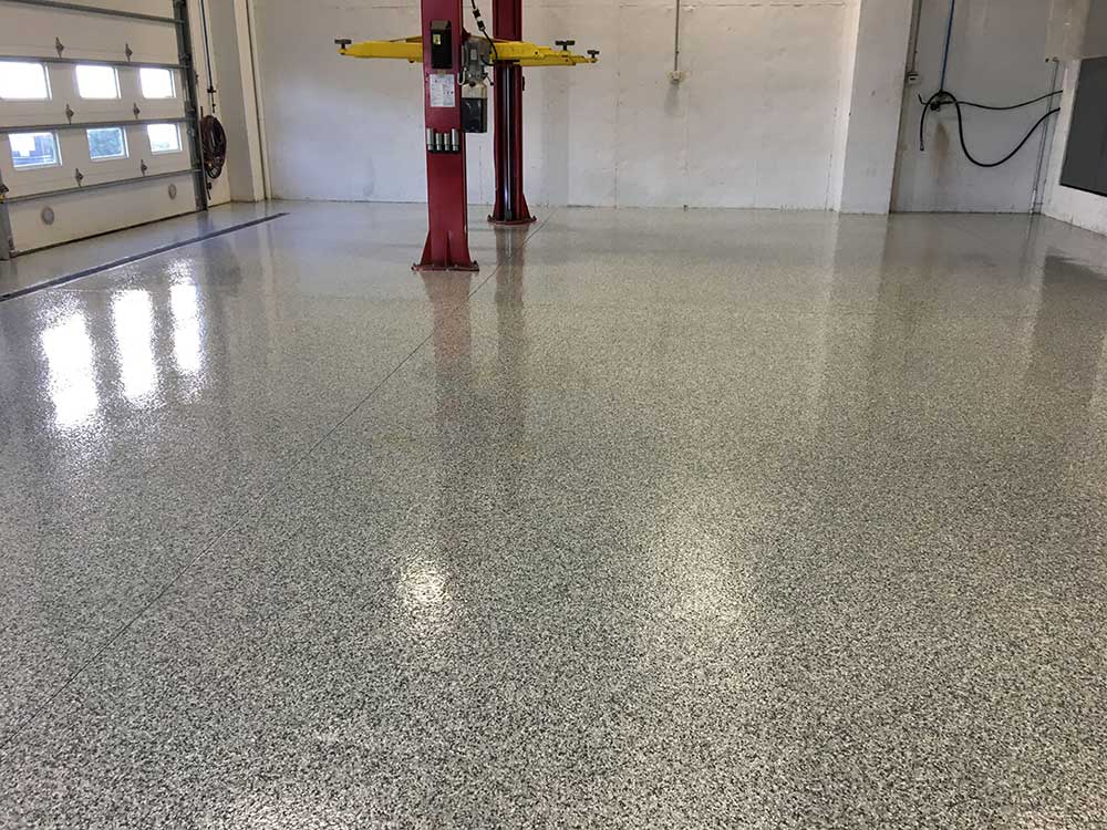 Commercial Epoxy Garage Floor